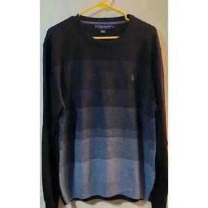 Men's U.S.‎ Polo Assn. Sweater XL Blue Black